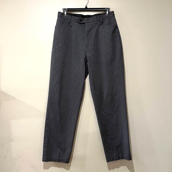 Structure Pant Size 34 x 32 Gray Chino Khaki 100% Cotton New Century - Picture 2 of 11